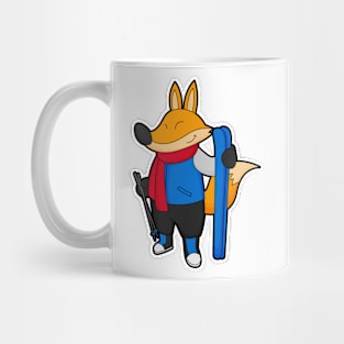 Fox as Skier with Ski Mug